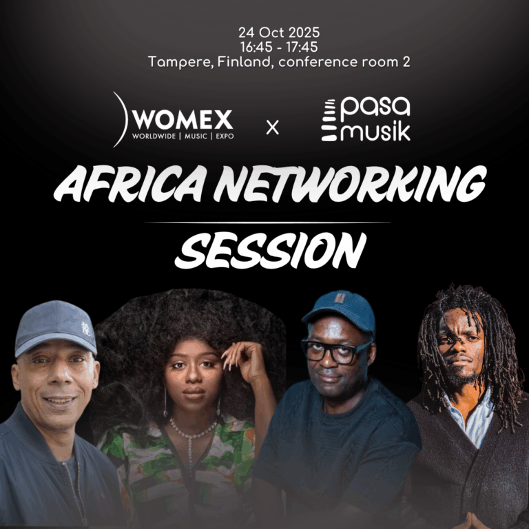 Patrice Agbokou (Pasa Musik) interviendra à la Africa Networking Session du WOMEX 2025